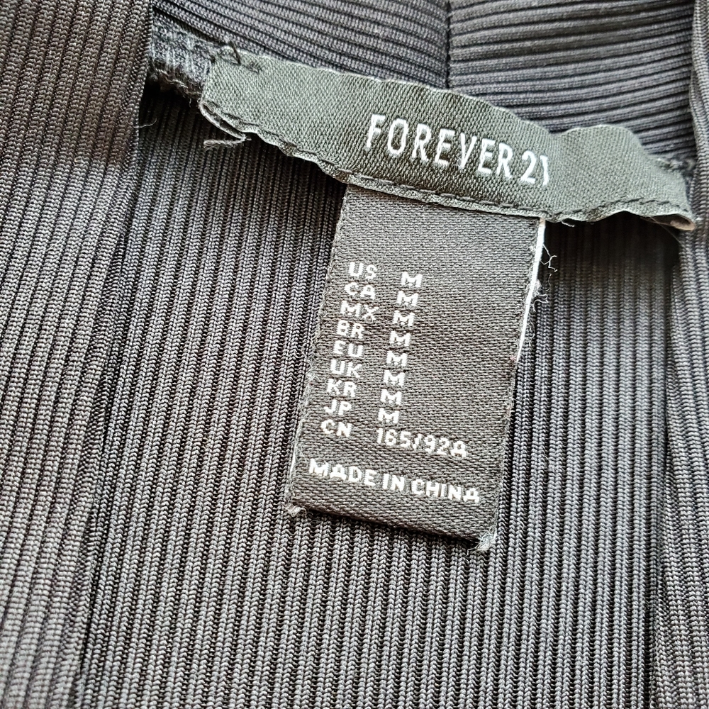 F21 Ribbed Bodysuit - Picture 9 of 12